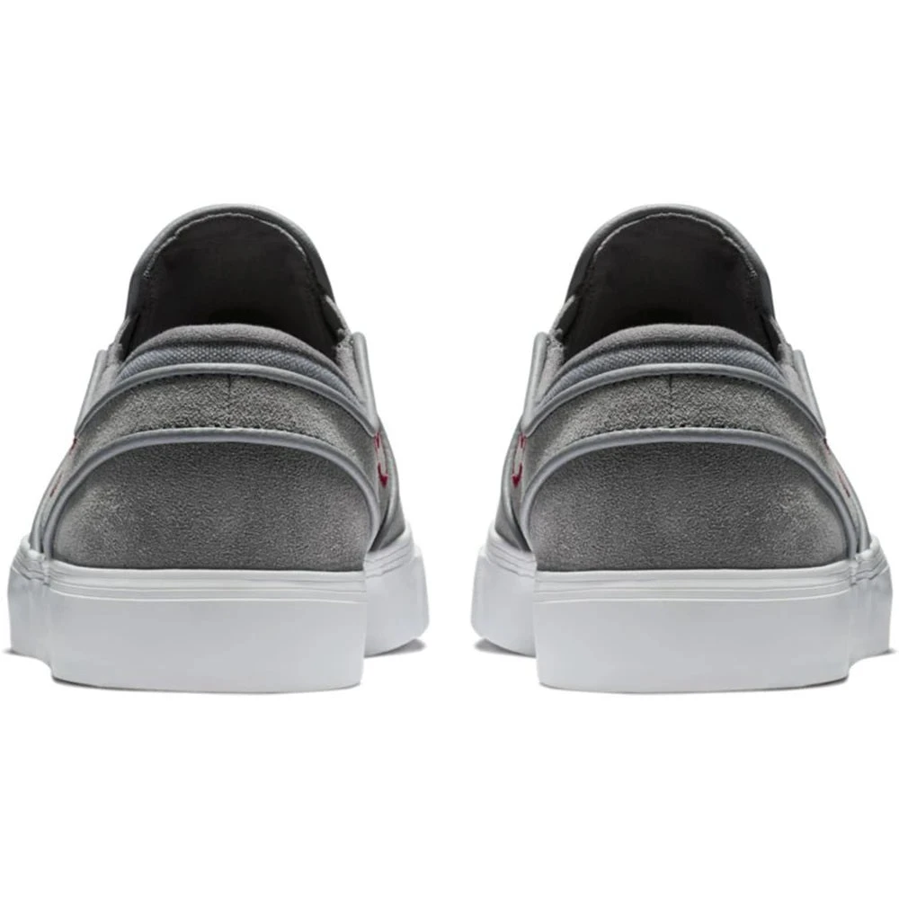 Nike Shoes SB Zoom Stefan Janoski Slip-On - Gunsmoke/Gunsmoke-Red Crush MEN 6 Nike Shoes SB Zoom Stefan Janoski Slip-On - Gunsmoke/Gunsmoke-Red Crush MEN