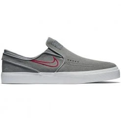 Nike Shoes SB Zoom Stefan Janoski Slip-On - Gunsmoke/Gunsmoke-Red Crush MEN