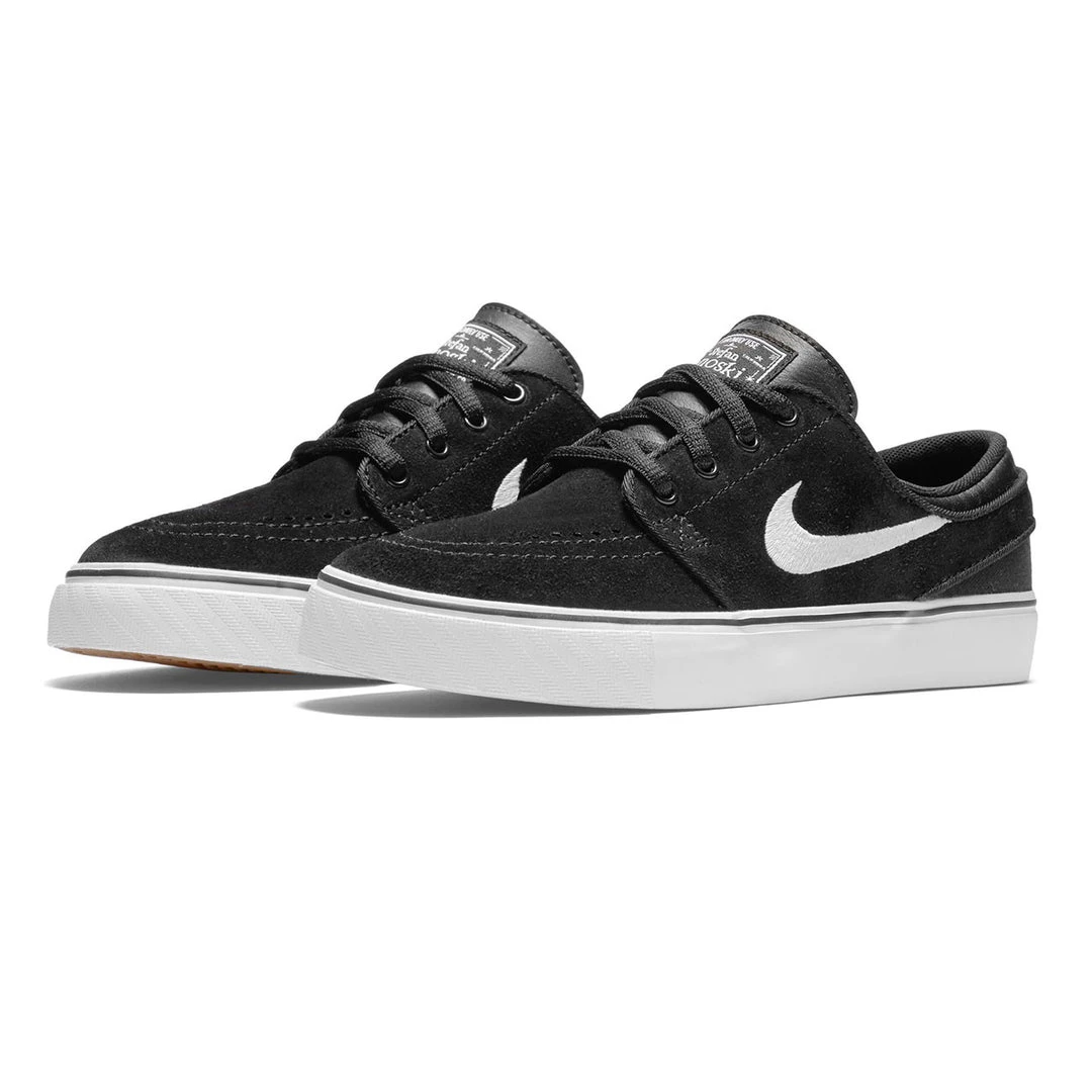 Nike Shoes SB Stefan Janoski (GS) Youth - Black/White-Gum Medium Brown 5 Nike Shoes SB Stefan Janoski (GS) Youth - Black/White-Gum Medium Brown