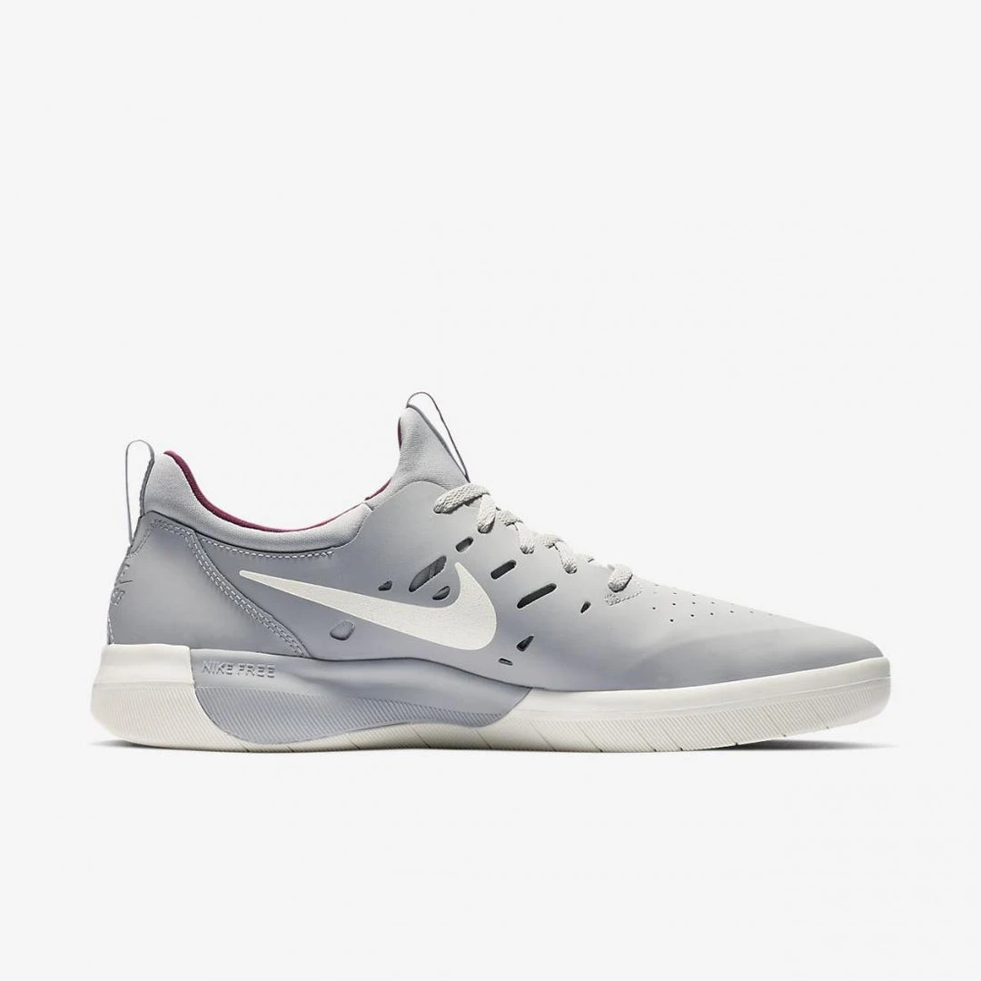 Nike Shoes SB Nyjah Free - Atmosphere Grey/Pale Ivory 4 Nike Shoes SB Nyjah Free - Atmosphere Grey/Pale Ivory