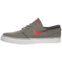 MEN Nike Zoom Stefan Janoski Leather - Med Base Grey/Laser Crimson-Black