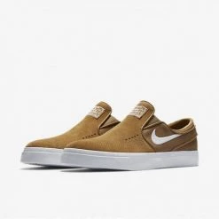 MEN Nike Shoes SB Zoom Stefan Janoski Slip-On - Golden Beige/White 7 MEN Nike Shoes SB Zoom Stefan Janoski Slip-On - Golden Beige/White