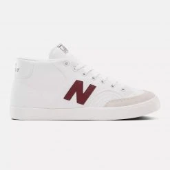 MEN New Balance Shoes Numeric 213 - White/Burgundy