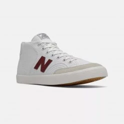 MEN New Balance Shoes Numeric 213 - White/Burgundy 10 MEN New Balance Shoes Numeric 213 - White/Burgundy