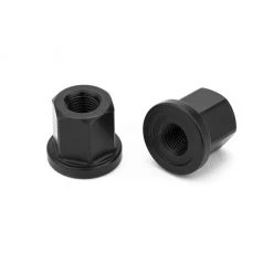Mission BMX 3/8" Steel Axle Nuts - Black Tools