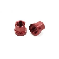 Mission BMX 14mm Aluminum Axle Nuts - Red Tools