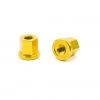 Mission BMX 3/8" Aluminum Axle Nuts - Gold Tools 2 Mission BMX 3/8" Aluminum Axle Nuts - Gold Tools