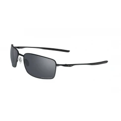 MEN Oakley Sunglasses Square Wire - Matte Black/Black Iridium Polarized 3 MEN Oakley Sunglasses Square Wire - Matte Black/Black Iridium Polarized
