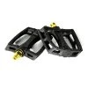 Colony BMX Fantastic Plastic Pedals - Black/Gold