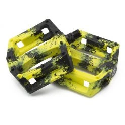 Mission BMX Impulse PC Pedals - Black/Yellow