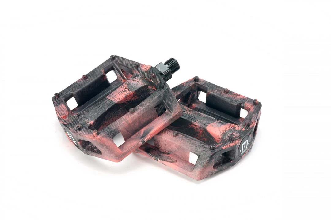 Mission BMX Impulse PC Pedals - Black/Red 3 Mission BMX Impulse PC Pedals - Black/Red