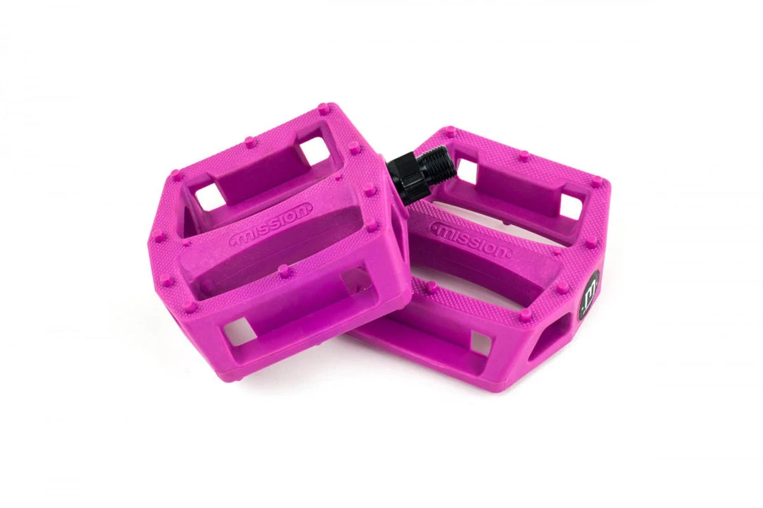 Mission BMX Impulse PC Pedals - Pink 3 Mission BMX Impulse PC Pedals - Pink