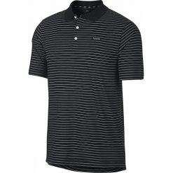 Nike SB Dri-Fit Polo Shirt - Black/White Stripe MEN