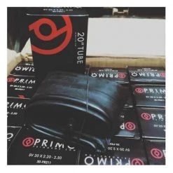 Primo BMX Inner Tube 16X1.9/2.125 SV - Black Tubes And Accessories