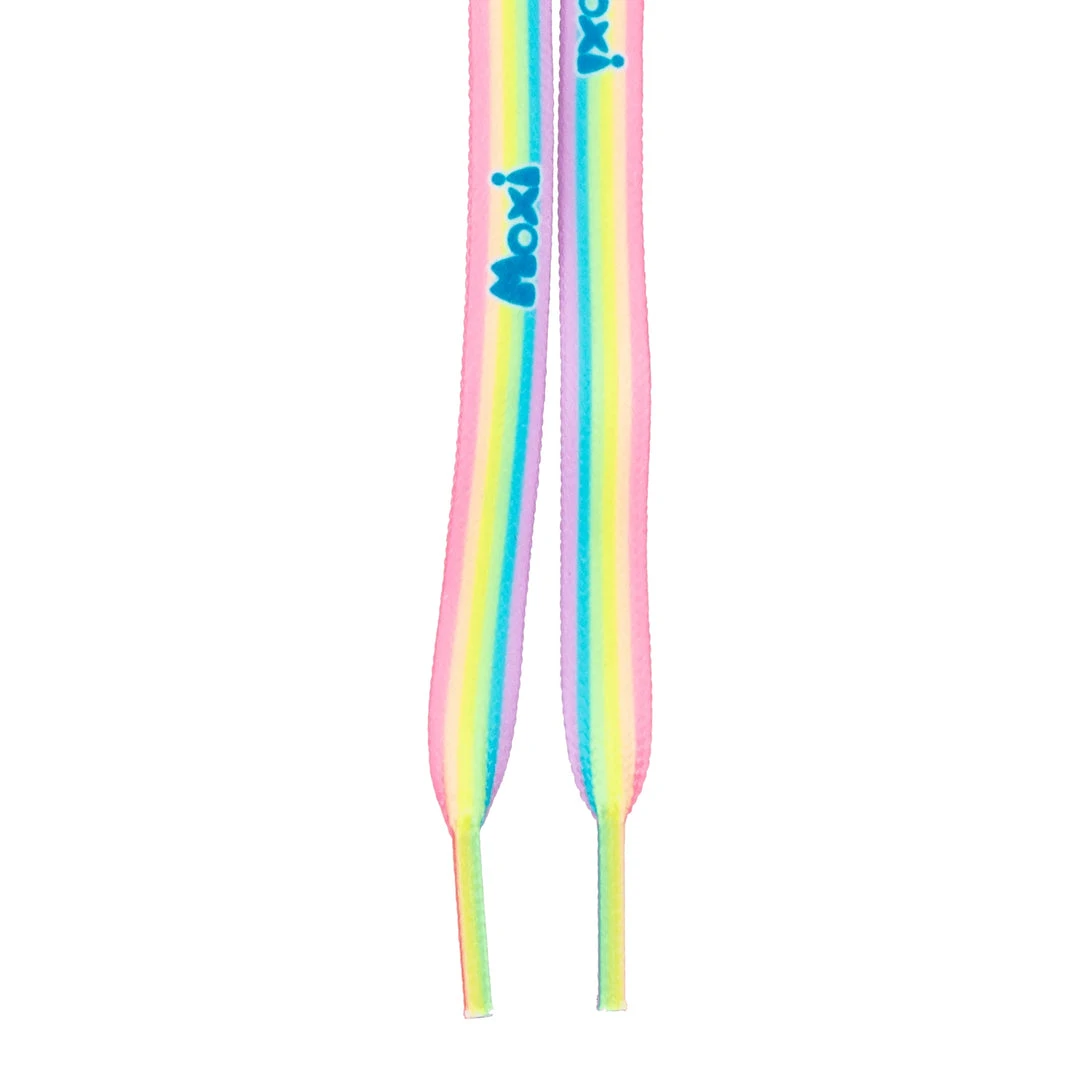 Moxi X Derby Rainbow Roller Skate Laces - 108" Quad Accessories 3 Moxi X Derby Rainbow Roller Skate Laces - 108" Quad Accessories