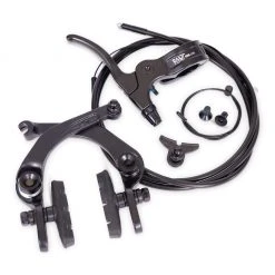 Rant BMX Spring Brakes II Kit (Lever, Cable, Calipers) - Black Brakes And Brake Parts
