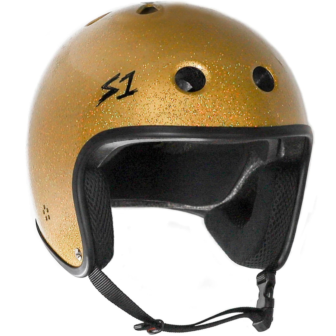 S1 Retro Lifer Helmet - Gold Gloss Glitter S1 Retro Lifer Helmet - Gold Gloss Glitter