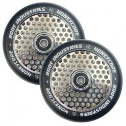 Root Industries 110mm HoneyCore Wheels - Black/Mirror (Pair)
