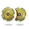 Root Industries HoneyCore Wheels 120mm - White/Gold Rush (Pair) 2 Root Industries HoneyCore Wheels 120mm - White/Gold Rush (Pair)