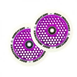 Root Industries 110mm HoneyCore Wheels - White/Purple (Pair)