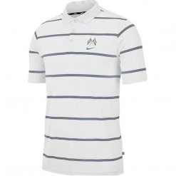 MEN Nike SB Dri Fit Flag Logo Polo Shirt - White Stripe