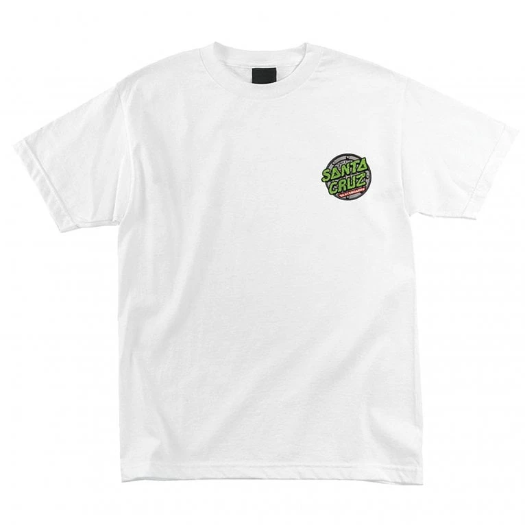 Santa Cruz TMNT Sewer Dot Short Sleeve Men's T-Shirt - White 3 Santa Cruz TMNT Sewer Dot Short Sleeve Men's T-Shirt - White