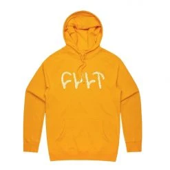 Cult Scribble Pullover Hoodie - Gold MEN