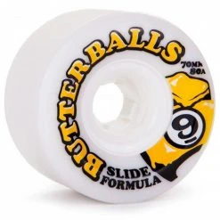 Sector 9 Wheels Slide Butterballs 70mm 80a - White (Set)
