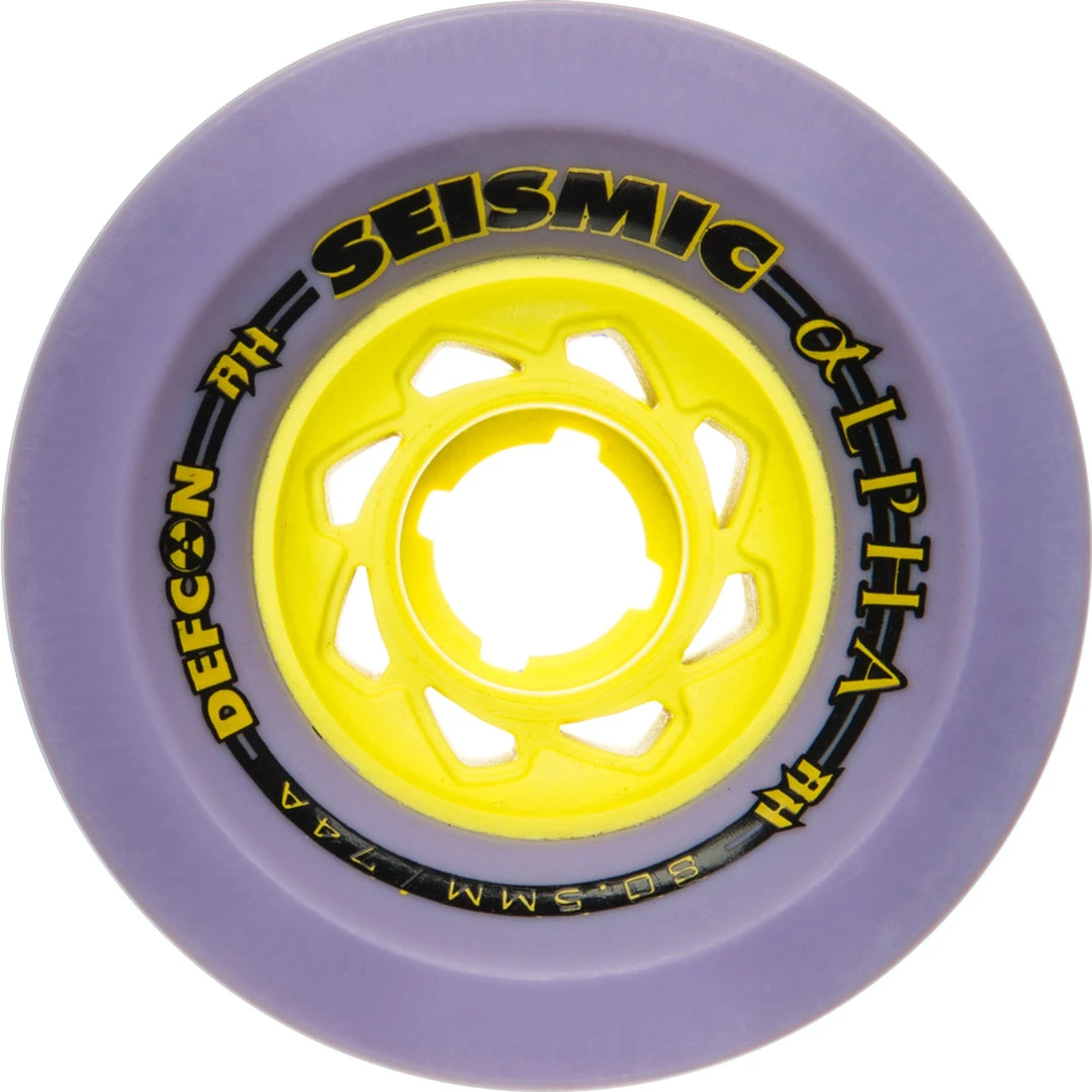 Seismic Alpha 80.5mm 74a Defcon Wheels - Plum (Set Of 4) 3 Seismic Alpha 80.5mm 74a Defcon Wheels - Plum (Set Of 4)
