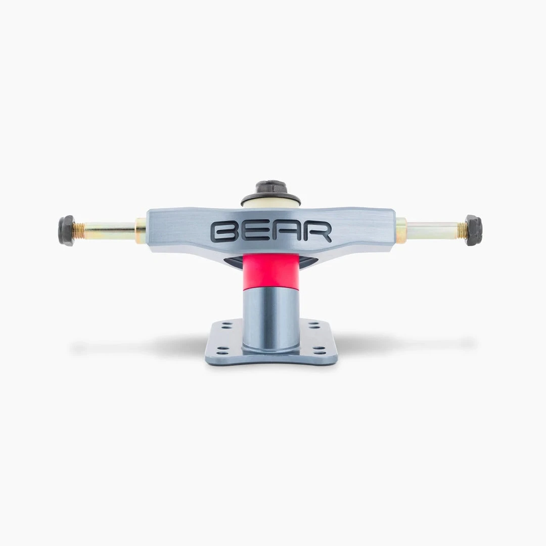 Bear Trucks Precision Slalom Smokey 120mm - Pewter/Venom (Pair) Bear Trucks Precision Slalom Smokey 120mm - Pewter/Venom (Pair)