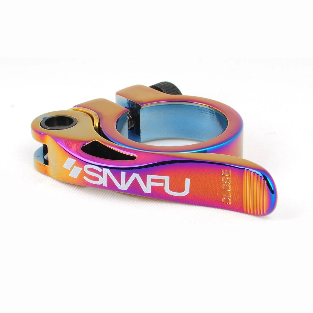 Seat Post Clamps Snafu Race Quick Release Seatpost Clamp 31.8mm - Jet Fuel 3 Seat Post Clamps Snafu Race Quick Release Seatpost Clamp 31.8mm - Jet Fuel