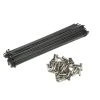 Cinema BMX Stainless Spokes 186mm - Black Small Parts / Misc