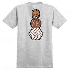 Spitfire X QS Snackman Tee - Heather Grey/Black