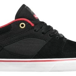 MEN Emerica Shoes The Hsu Low Vulc X Chocolate - Black/Red/White