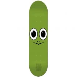 Decks Toy Machine Turtle Face Skateboard Deck - 7.75" Green