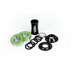 Total BMX Team Mid Bottom Bracket Kit 22mm - Black