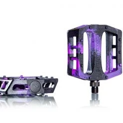 Demolition Trooper Plastic Pedals - Black/Purple