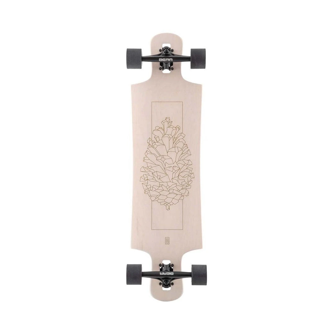LONGBOARDS Landyachtz Drop Hammer Pinecone Longboard Complete - White 3 LONGBOARDS Landyachtz Drop Hammer Pinecone Longboard Complete - White