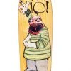 Decks 101 Natas Kaupas Sock Puppet Slick R7 Skateboard Deck - 9.65" Yellow
