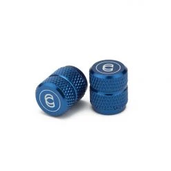 Cinema BMX Alloy Valve Caps - Blue