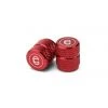Small Parts / Misc Cinema BMX Alloy Valve Caps - Red