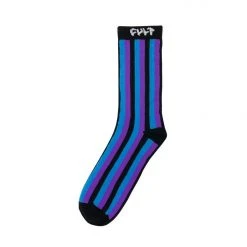 Cult Vertical Stripes Socks - Blue/Purple