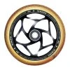 Envy Tri Bearing Scooter Wheels 120mm X 30mm - Black/Gold (Pair)