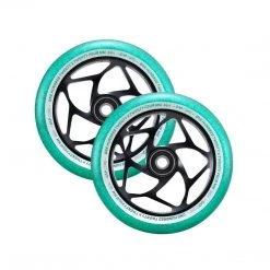 Envy Gap Core Scooter Wheels 120mm - Black/Jade (Pair) 5 Envy Gap Core Scooter Wheels 120mm - Black/Jade (Pair)