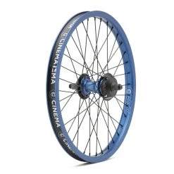 Wheels Cinema BMX ZX 333 Cassette RHD Rear Wheel - Blue