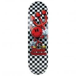 Decks World Industries Devilman Checker Skateboard Deck - 8.0"