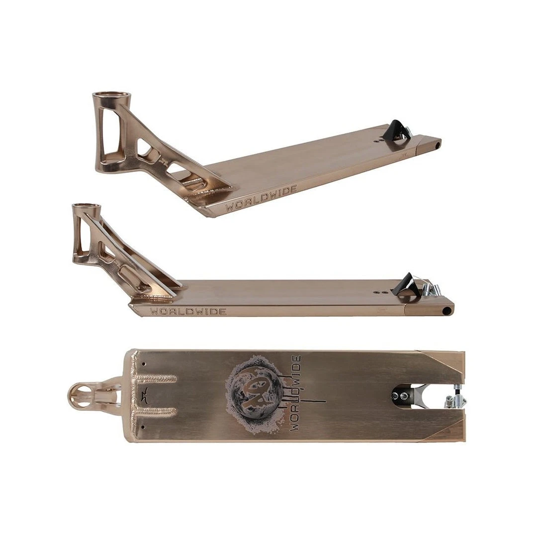 AO Worldwide Scooter Deck 6.0" X 22.5" - Copper AO Worldwide Scooter Deck 6.0" X 22.5" - Copper