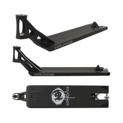 AO Worldwide Scooter Deck 5.8" X 21.5" - Black