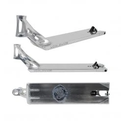 AO Worldwide Scooter Deck 5.8" X 22" - Chrome